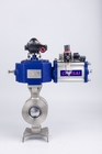 DN25 Carbon Steel Segment Ball Valve Designed For Corrosion-Resistant Applications