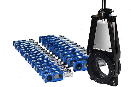 Wafer End Connection Heavy Duty Knife Gate Valve 2-48 Inches met Heavy-Duty Design