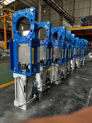 EPDM stoelmateriaal Messenpoortklep voor aansluiting Type Achtersteel lassen en eind aansluiting wafer
